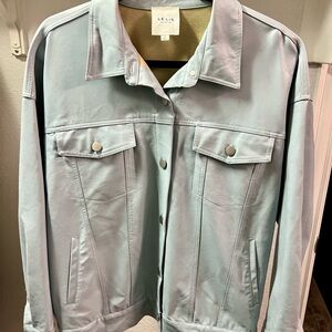 Le Lis Women's Soft Blue Jean Jacket